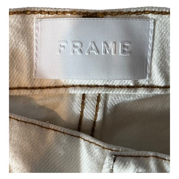 Frame Denim jeans Le Italien True Straight blanc size 32 - Picture 4 of 7